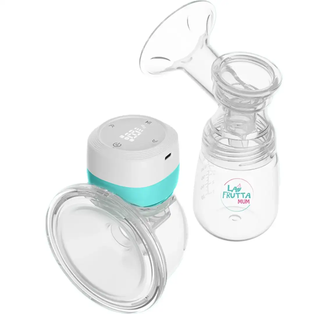 شفاط حليب الثدى الكهربائي LaFrutta MomiGo  1×2  – قابلة للارتداء، 210 مل