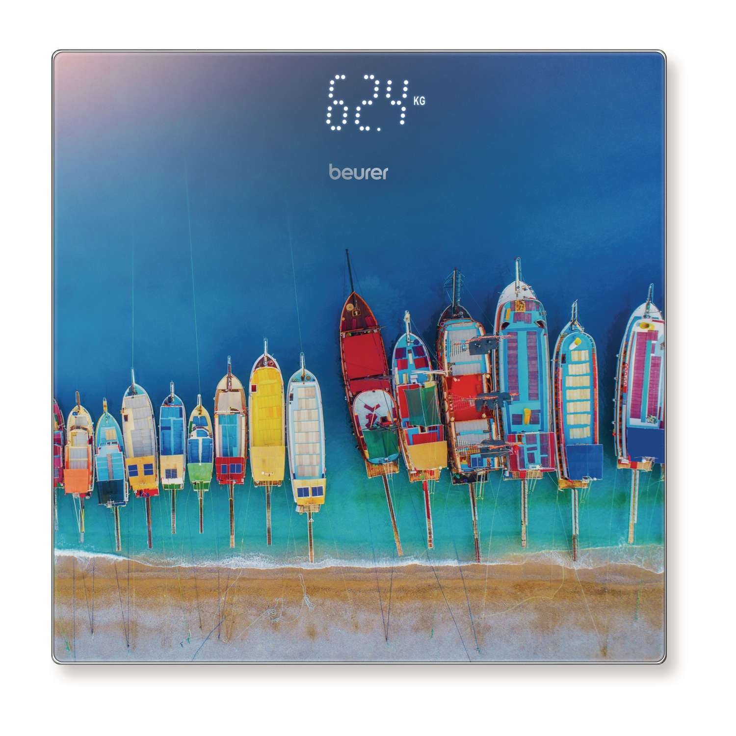 ميزان حمام زجاجي GS 215  للقوارب