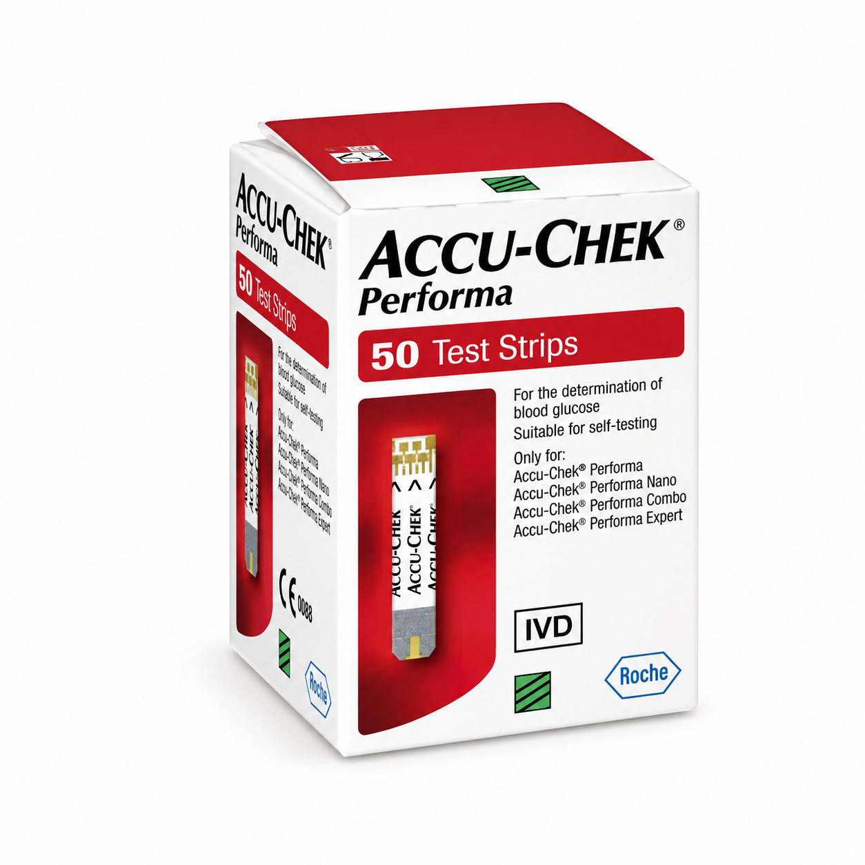 شرائط جهاز السكر أكوا-تشيك بيوفرما Accu-Chek Performa Strips ( معتمدة شركة  )