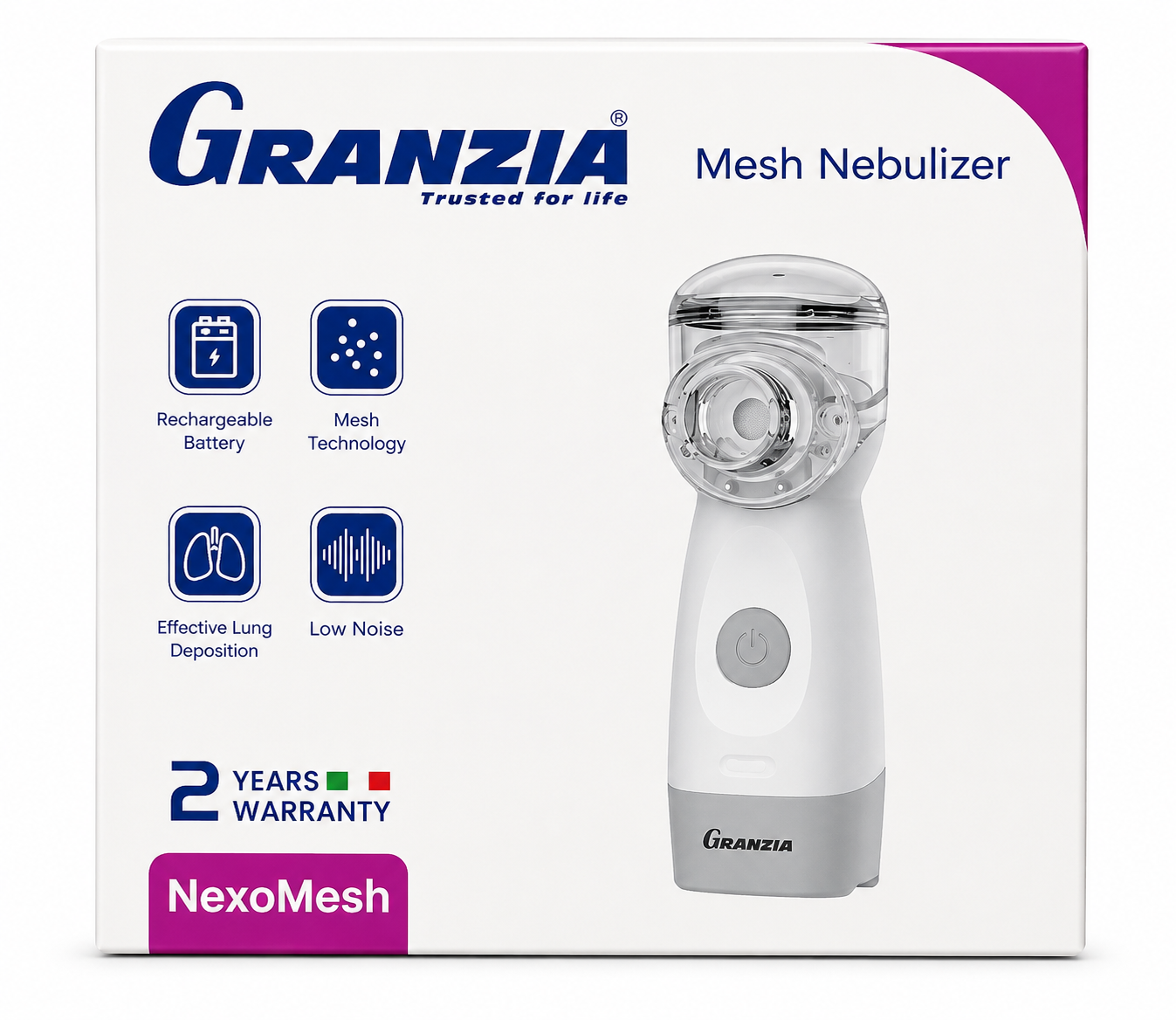 NexoMesh جهاز استنشاق البخار المحمول ماركة جرانزيا