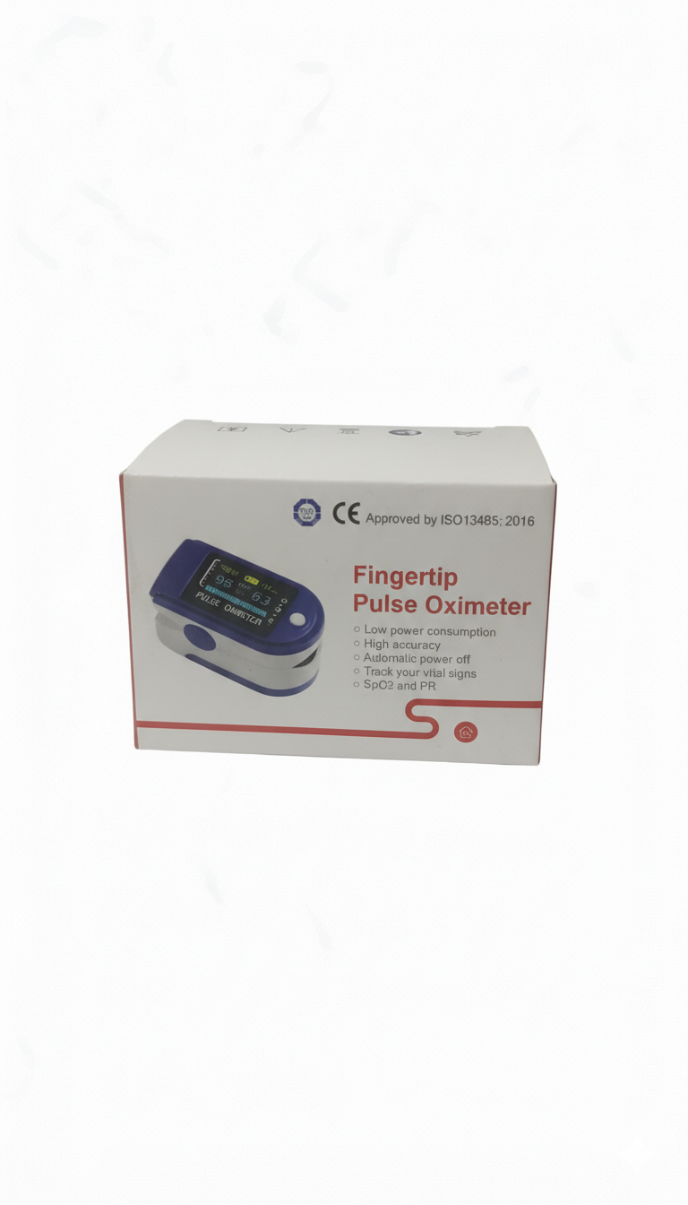 جهاز قياس نسبة الأكسجين بالدم – Fingertip Pulse Oximeter