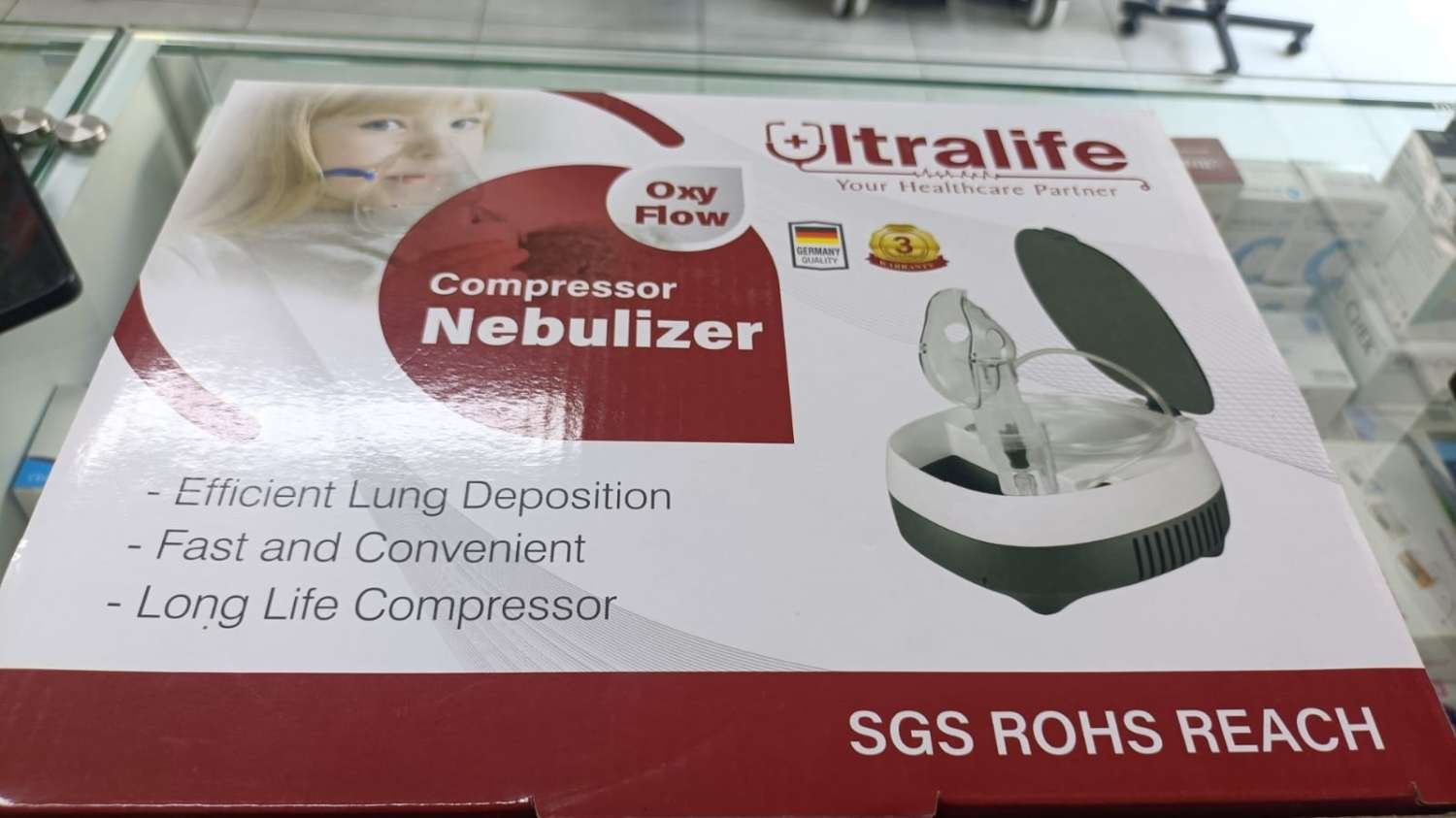 جهاز استنشاق البخار نيبولايزير من الترا لايف - VP-C2A