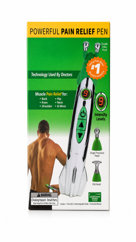 قلم تخفيف آلام العضلات الكهربائي – Powerful Pain Relief Pen