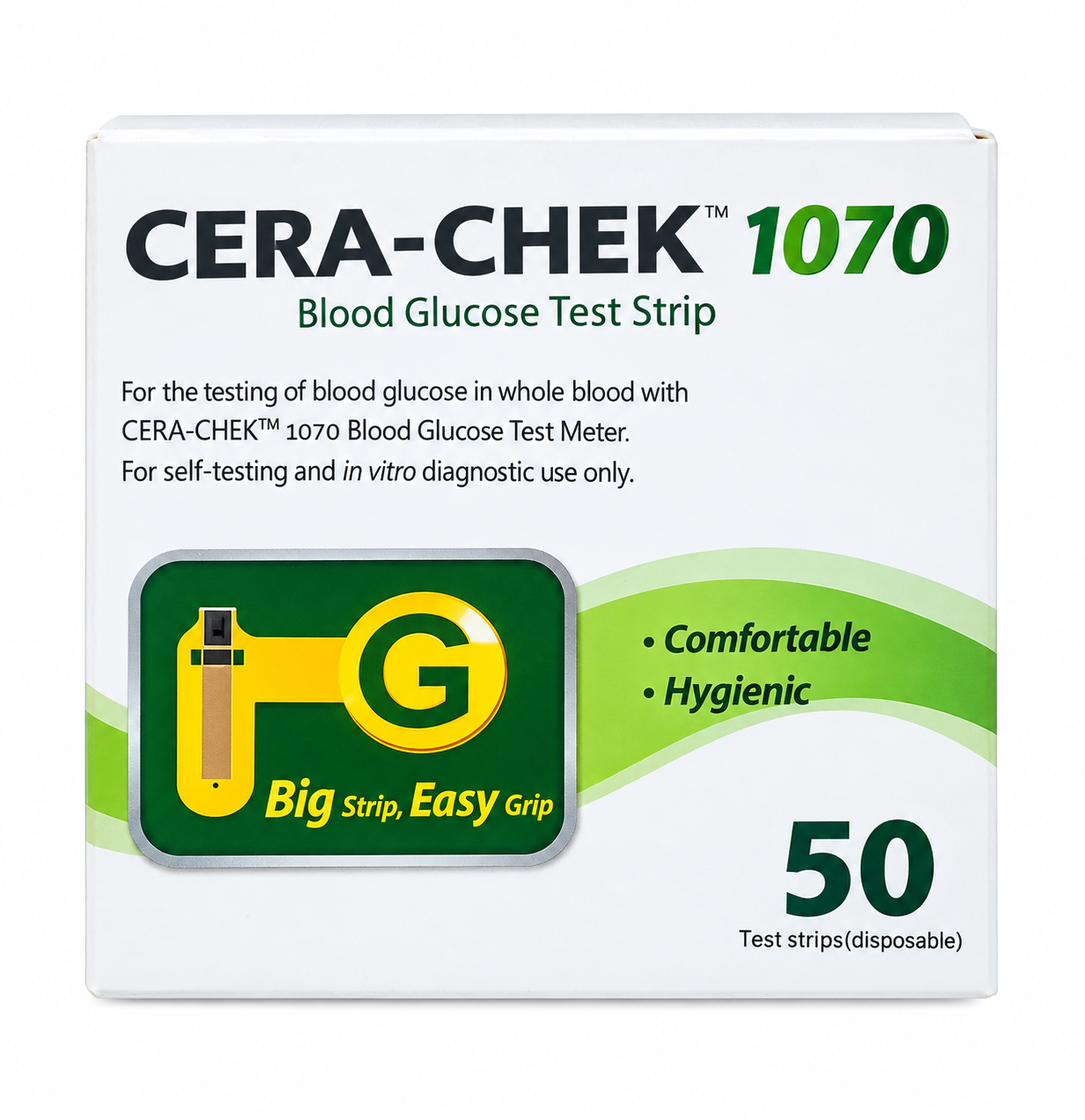 شرائط سكر سيرا-تشيك50شريط | CERA-CHEK – Blood Glucose Test Strips