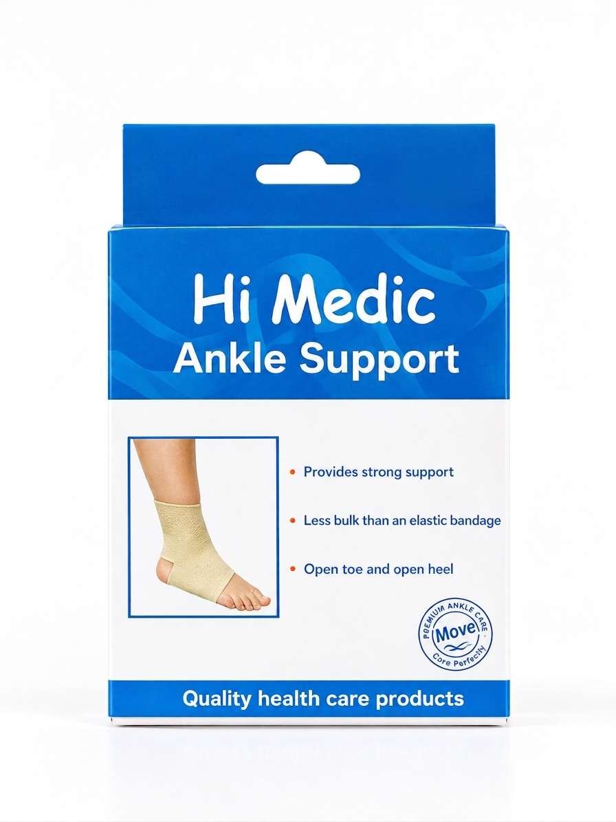 انكل  مفتوحة الاصابع والكعب-Hi Medic Ankle support