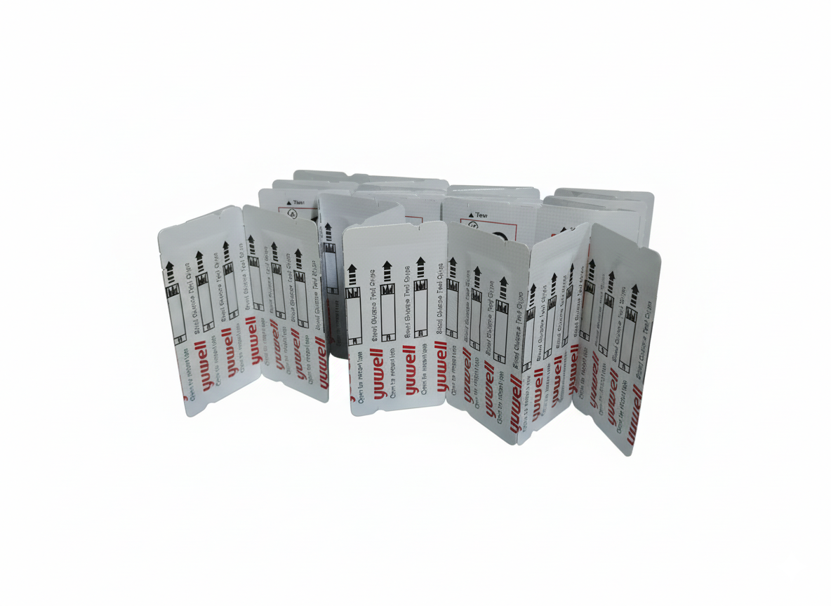 شرائط قياس السكر فى الدم من Yuwell Check عبوة 50 شريط قياس