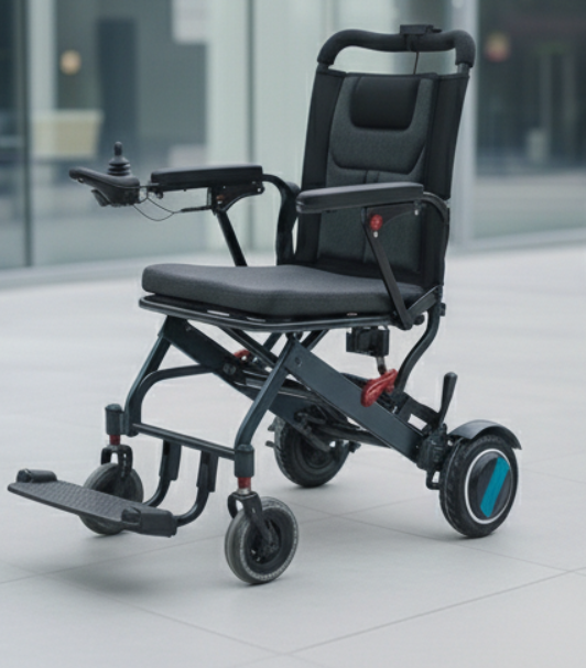 كرسي كهربائي قابل للطي خفيف الوزن DH01103- للسفر والتنقل اليومي