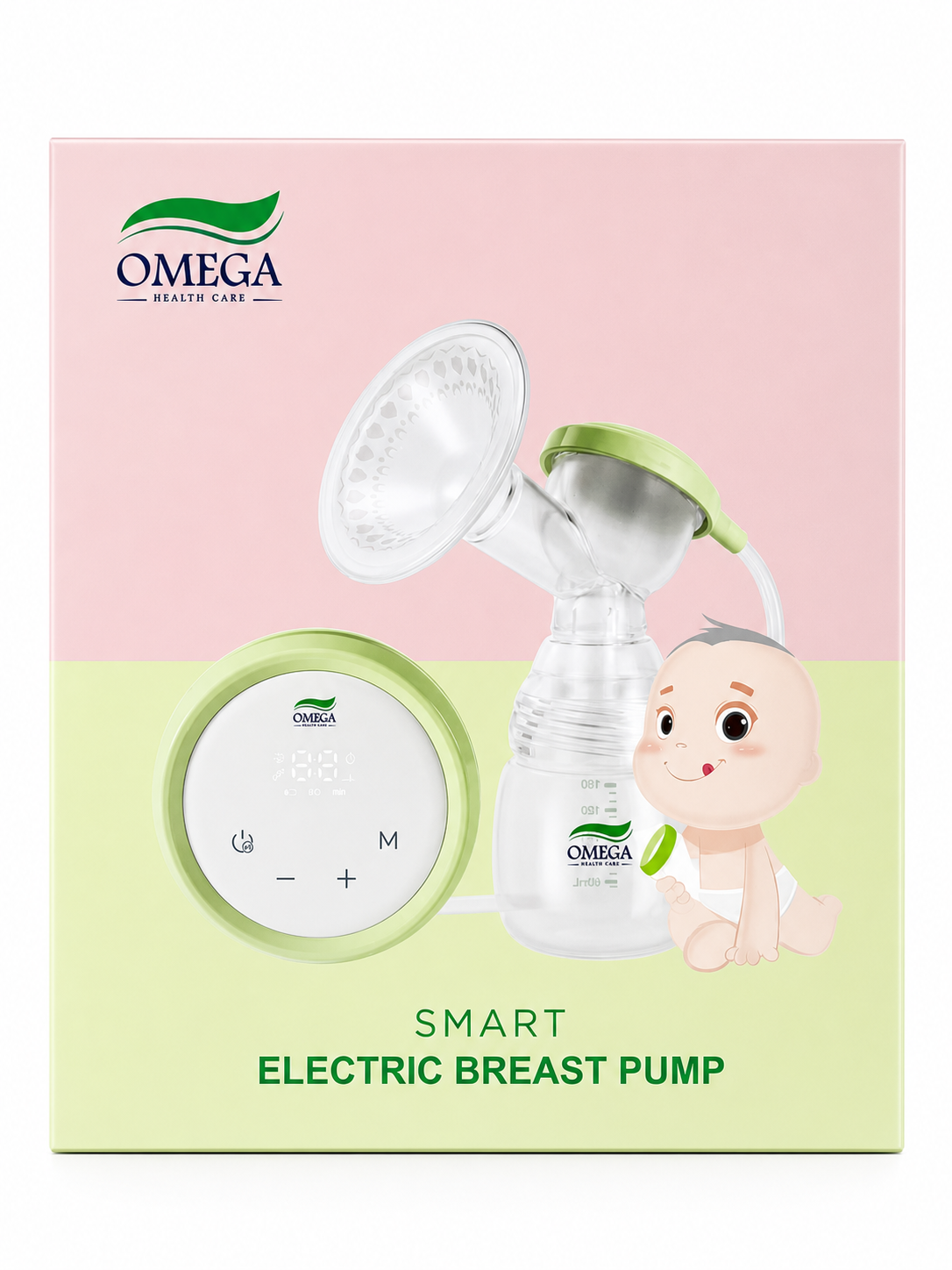 مضخة حليب كهربائية ذكية Omega Health Care Omega Smart Electric Breast Pump
