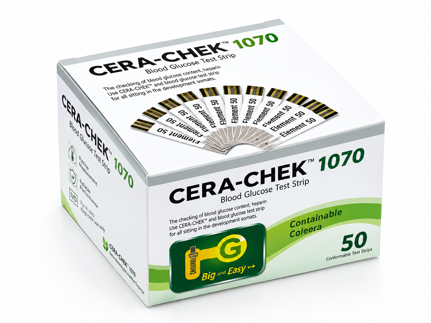 شرائط سكر سيرا-تشيك50شريط | CERA-CHEK – Blood Glucose Test Strips