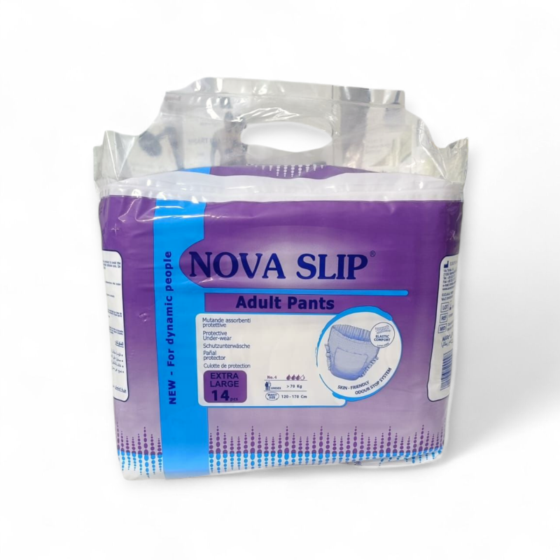 حفاضات نوڤا سليب مقاس اكس لارج 14 قطعه