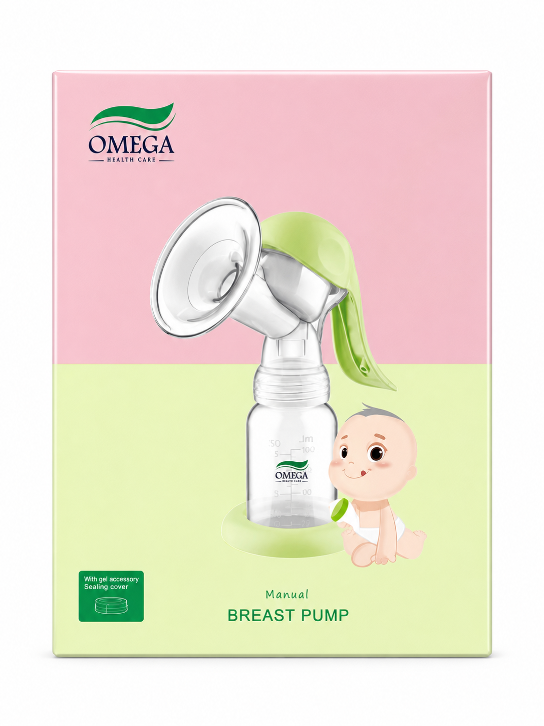 شفاط حليب يدوي أوميجا Omega Manual Breast Pump